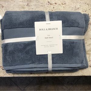 🛁Boll & Branch Plush Bath Towel Mineral NWT